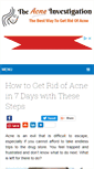 Mobile Screenshot of bestwaytogetridofacne.net